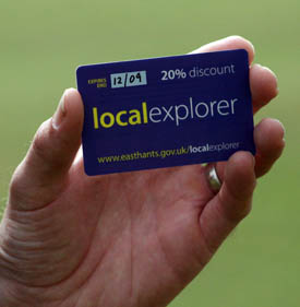 East Hants Local Explorer Card